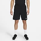 Nike Men s Pro Dri Fit Flex Vent Max 8 Inch Training Shorts in Black Black Size St Polyester